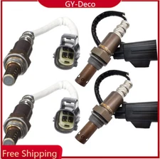 4PCS Front +Rear Oxygen Sensor Fit For Land Rover LR3 Range Rover Sport 07-2009