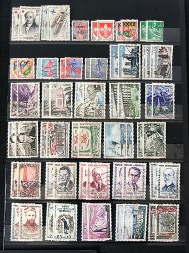 FRANKREICH Briefmarken postfrisch** + ihr Anhänger gestempelt 1959 1960 1961 News MNH ** & Used - Bild 3 von 6
