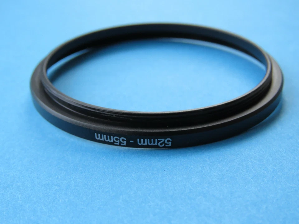 52mm to 55mm Step Up Step-Up Ring Camera Lens Filter Adapter Ring 52mm-55mm - Image 2 of 2