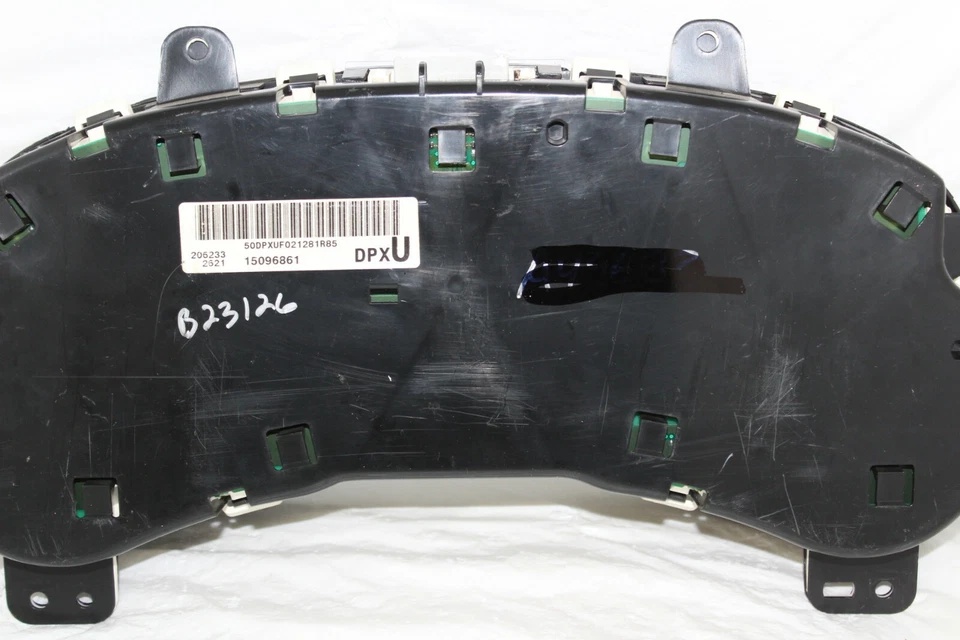 Cuadro de instrumentos velocímetro indicadores de panel GMC Envoy 2002-2004 208.347 millas Foto 2 de 4