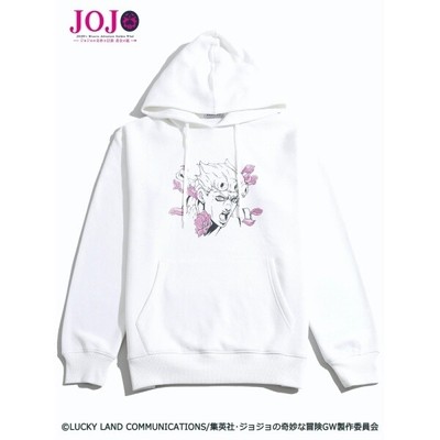 JoJo's Bizarre Adventure Golden Wind Giorno Giovanna Hoodie White