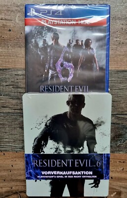 Resident Evil 6 Limited Special Preorder Steelbook Edition PS4 