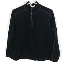 Marmot Youth Girls Black 1/2 Zip Micro Fleece Pullover Sweater Size XL