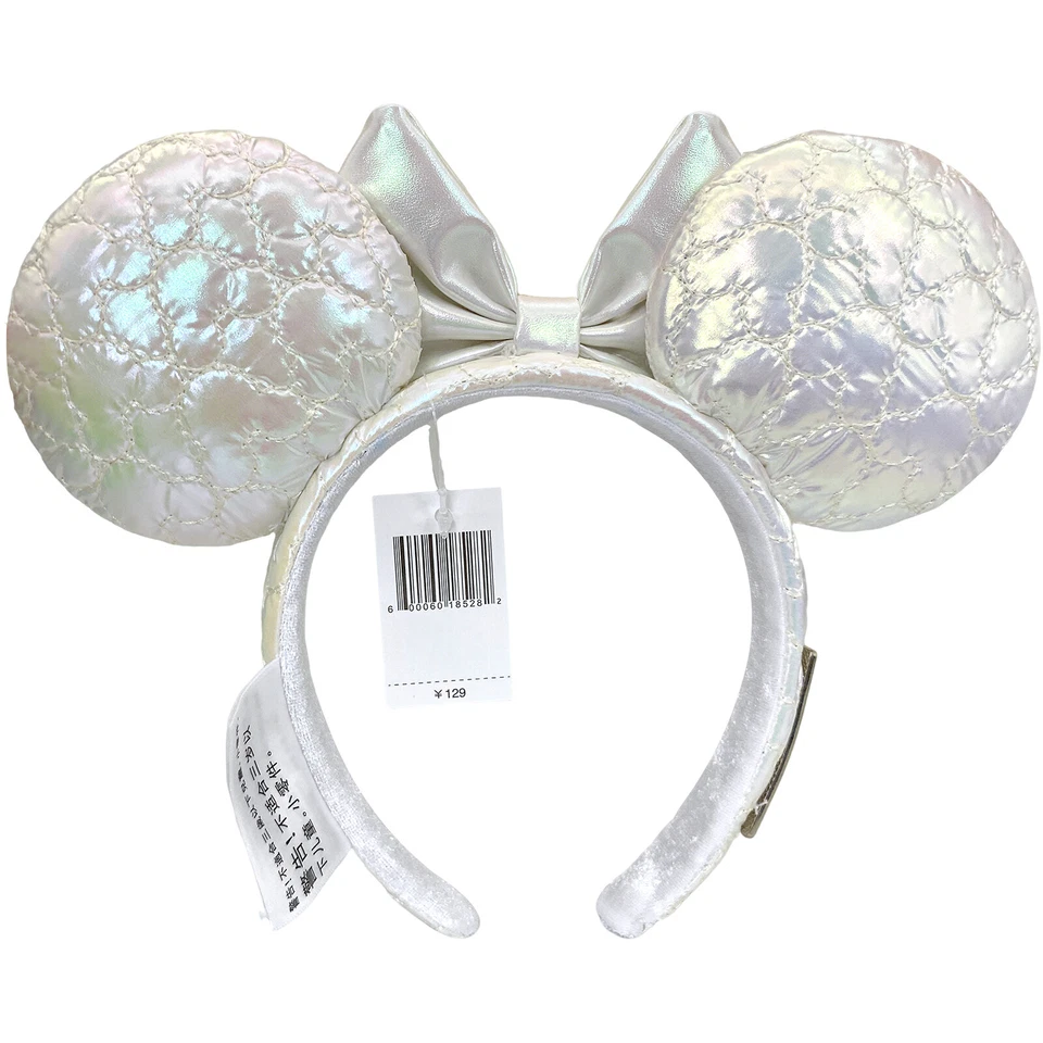 Disney Park Icon Quilted Iridescent Headband Minnie Mouse Ears Loungefly Adult - Image 3 of 4