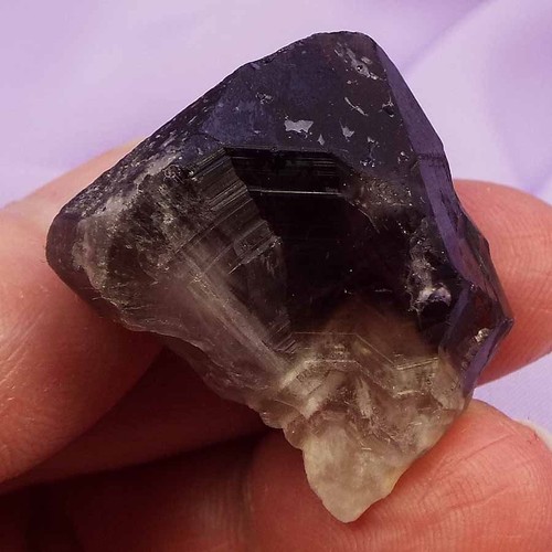 Rare Smoky Chevron Amethyst point 'Courage to Walk Your Path' 13.7g SN24332 - Picture 3 of 4