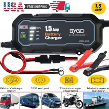12/24V Smart Automatic Battery Charger Maintainer Motorcycle Car Trickle Float