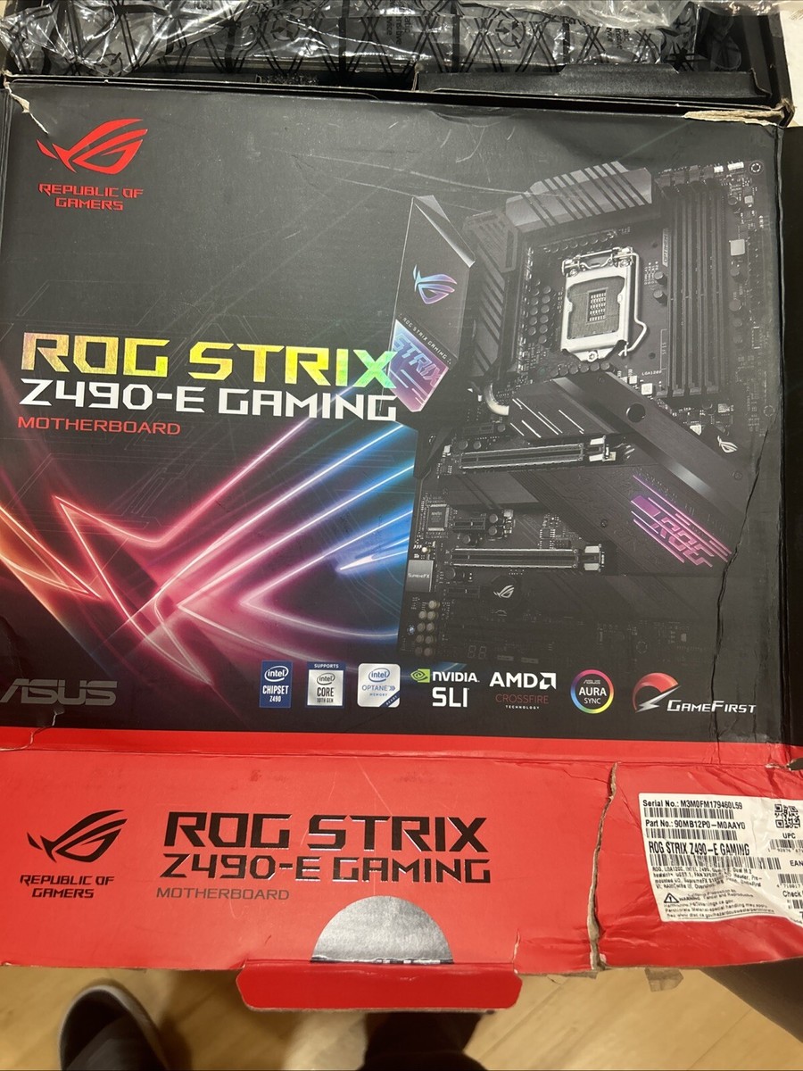 ASUS ROG STRIX Z490-E GAMING LGA 1200, Intel Motherboard for ASUS ROG STRIX Z490-E GAMING LGA 1200, Intel Motherboard for