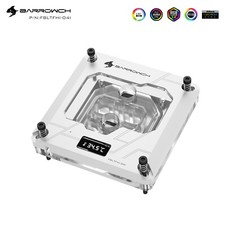 BarrowCH CPU Water Block for intel i3 i5 i7 i9 LGA 1700 1200 Temperature Display