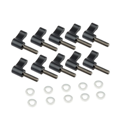 NICEYRIG Universal M5 thread Knob Bolt Wingnut Locking Screws for Rod Clamp Rig - Picture 2 of 25