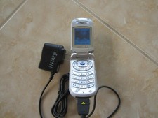 VINTAGE VERIZON Samsung SCH-A310 Flip Cell Phone w/PwrCord  Belt Clip Holster