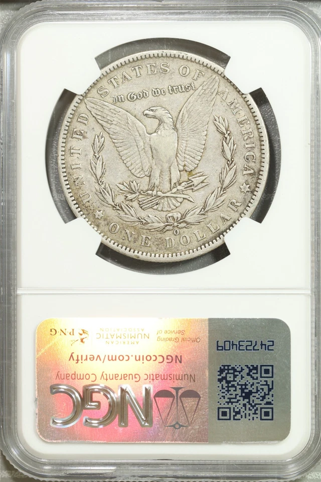 1888 O Morgan Silver Dollar VAM 4 DDO Hot Lips Top 100 NGC VF 35 Very Fine #8037 - Image 2 of 2