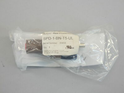 Phase 3 Connectors SPD-1-BN-T5-UL Powersafe Line 1 Connector, Brown, 600VAC -...