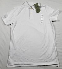 Goodfellow Co The Every Wear Polo Shirt Men's Medium White Normcore Minimalist