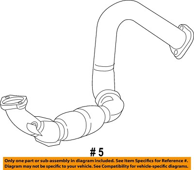 Buick GM OEM Front Pipe 42630792 | eBay