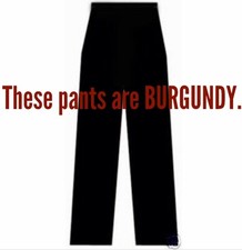 Ezradanze 305-2p Burgundy Adult Small 4-6 Jazz Yoga Pants