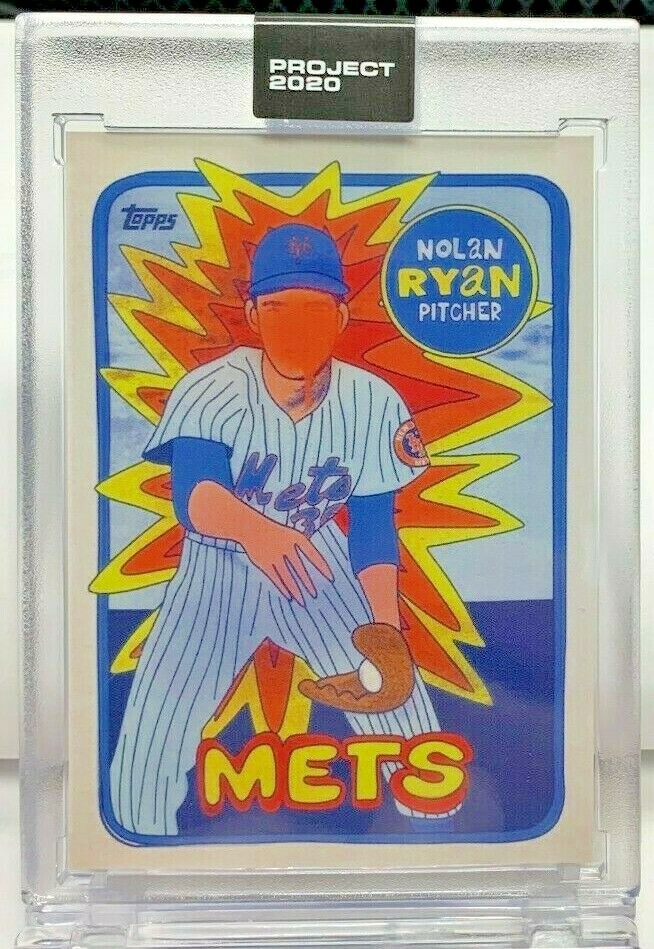 Topps PROJECT 2020 Card #214 - 1969 Nolan Ryan by FUCCI - Print Run SP /2891