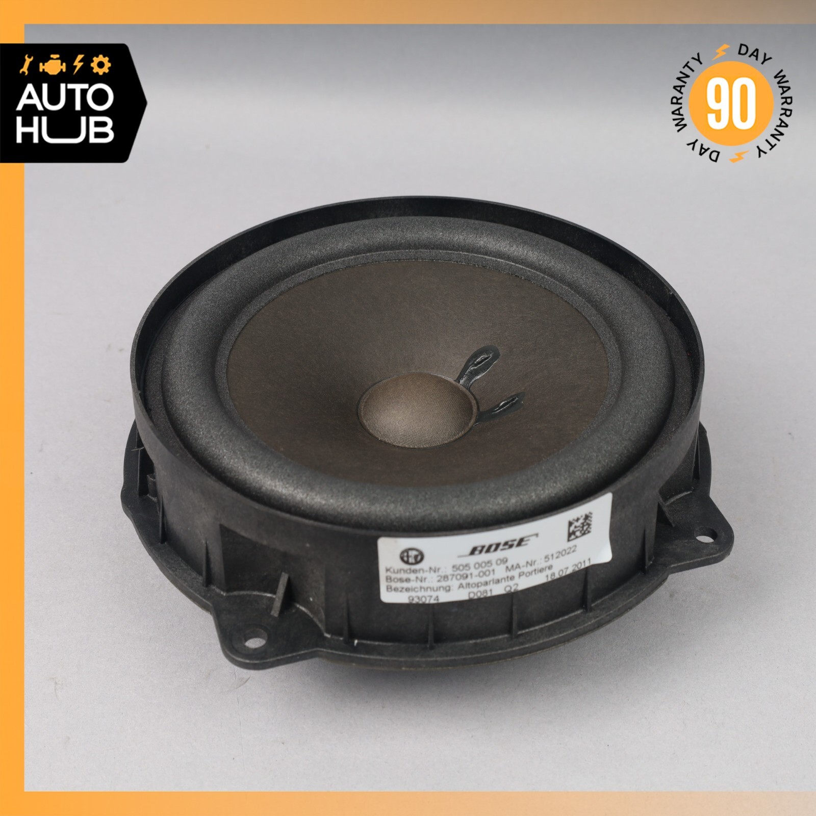 08-19 Maserati GranTurismo M145 Door Sound Speaker 512022 OEM