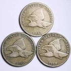 1X Estate Coin Flying Eagle Cent Early Copper US 1c Penny SUPER NICE RARE COIN =