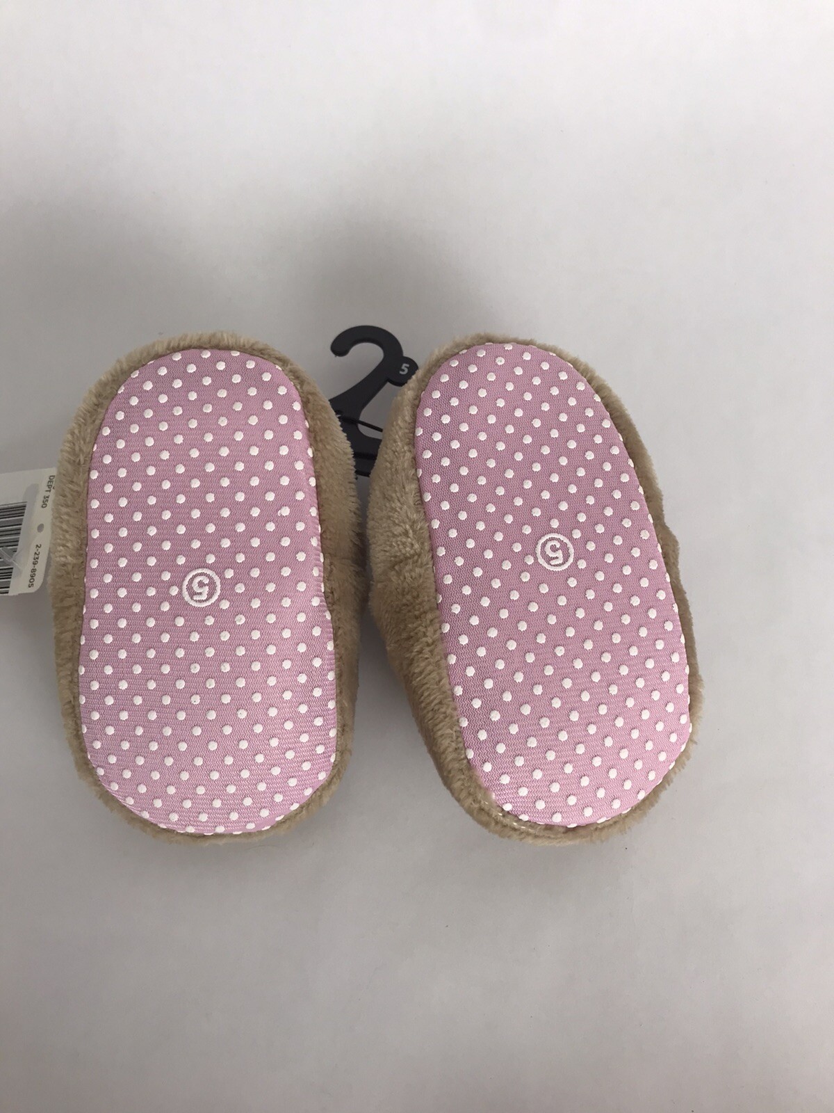 PANTOFOLA D’ORO Pantofole bambina con corona oro slip on marrone morbide fuzzy regalo taglia 3 5 6