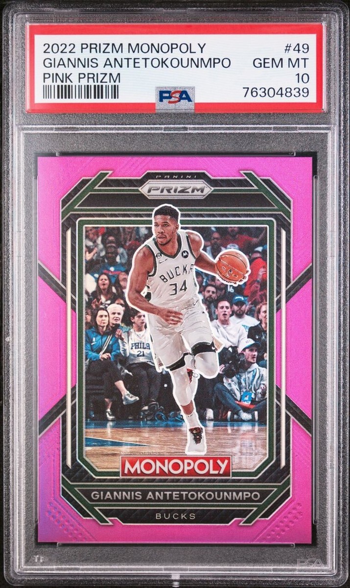 PSA10 GIANNIS ANTETOKOUNMPO PRIZM PINK
