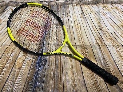 Wilson Titanium 3 Tennis Racquet Black Neon