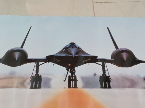 1985 Blackbird SR-71 21" x 32" Color Poster by Asa Culver City Ca JRR - Picture 2 of 3