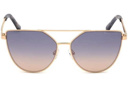 Guess by Marciano GM0778 28Z Gold Square Purple Gradient 59-16-135mm Sunglasses - Picture 2 of 4