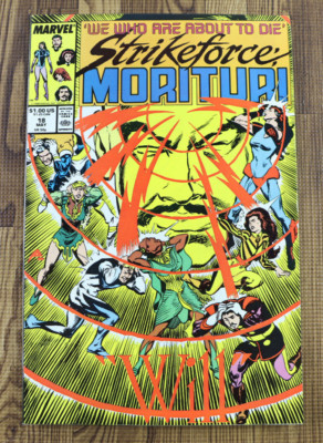 1988 Marvel Comic Strikeforce Morituri #18 VF/VF+