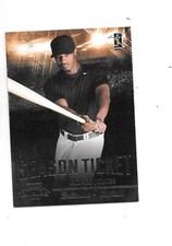 Adam Jones 2011 Playoff Contenders Season Ticket Baseball Card #16 Orioles