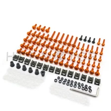 Glod Motorcycle Sportbike Complete Fairing Bolts Kit Fastener Clips Screw Nuts