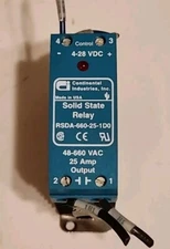 Continental Industries RSDA-660-25-1D0 Solid State Relay & Heatsink - Free Ship