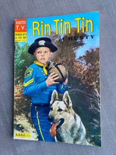 RIN TIN TIN N°5 1re SÉRIE VEDETTES TV ÉDITION SAGÉDITION 1960 EN BON ÉTAT  - Afbeelding 1 van 4