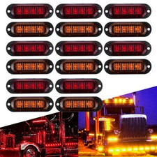 4-LED SIDE MARKER AMBER & RED LIGHTS CLEARANC...