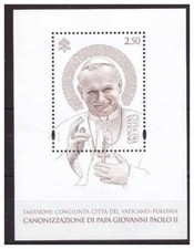 VATICANO - 2014 Canonisation De Pape Jean-Paul II Feuillet Neuf MNH