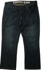 EXPRESS BOOT CUT JEANS TAG SZ 36 ( 37"WAIST 29"INSEAM MEASURED 