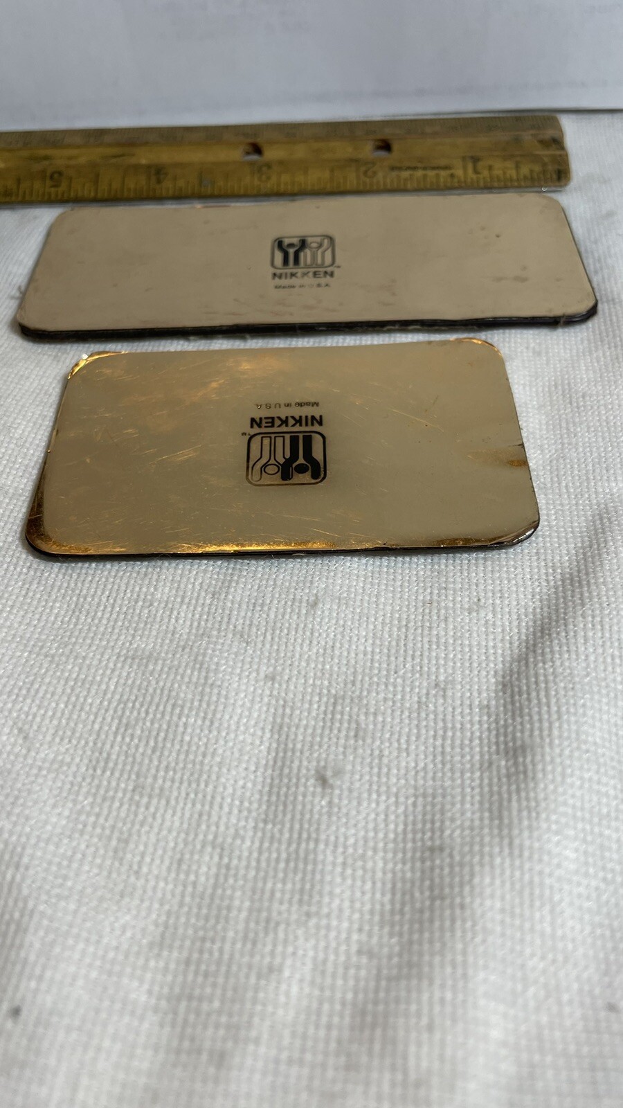 Lot of Two (2) Gold Nikken Kenko Pad Therapy 4.5x2 & 3.25x2” Used eBay