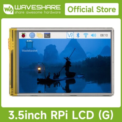 Waveshare 3.5inch Resistive Touch Display for Raspberry Pi, IPS Panel, 320×480