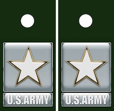 C61 Army Cornhole Board Wrap LAMINATED Wraps Decals Vinyl Sticker