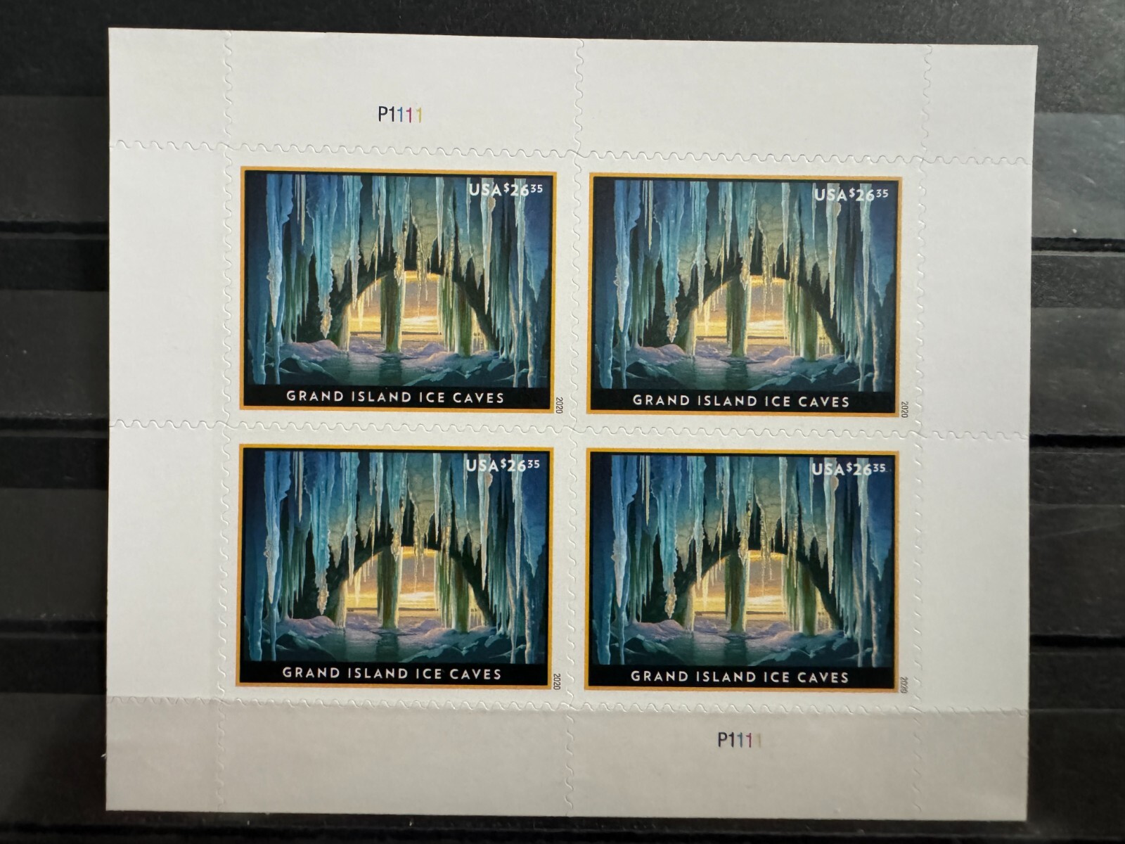 EE. UU. Great Island Ice Caves #Scott 5430 hoja de 4 pulgadas MNH EN MUY BUEN ESTADO FedEx gratuito