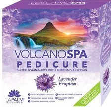 La Palm Volcano Spa Bubbling Fizzing Organic 5-Step Treatment - 5 Piece Set