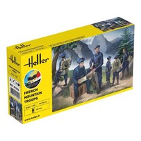 Heller Bausatz 57223 - Starter Kit French Mountain Troups 1:35