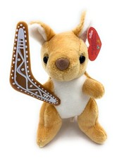 Kangaroo 5'' Plush Toy with Boomerang, Super Soft Australian Souvenir Gift fo...