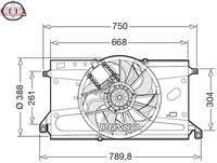 Denso DER10011 LüFter, MotorküHlung FüR Ford