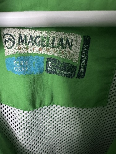 Chemise De Pêche Magellan MagWick – Manches Courtes – Taille M – À Carreaux Bleus