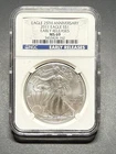 2011 American Silver Eagle, 25th Anniversary, Early Release NGC MS 69