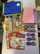 LeapFrog LeapPad Learning System Book Reader NON-WORKING with Books  Games