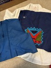 Vintage Camp Fire Girl White Blue Bird Blouse 2 Vest  3 Scarves Size 10 — photo 8