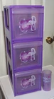 Hannah Montana Storage Box 3 Drawers Separates flaws 10" x 7.5" x 7" each