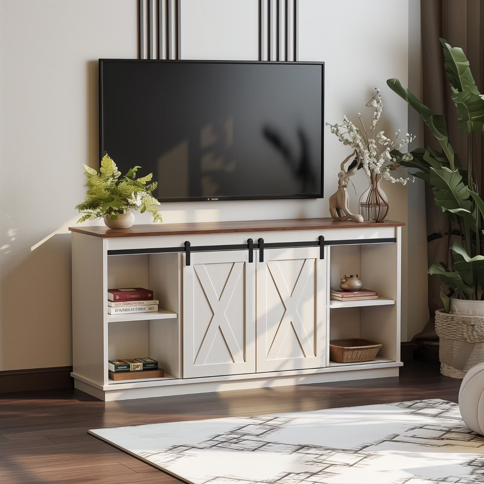 For Televisions Up To 65 Inch, Entertainment Center Sliding 