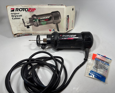 ROTOZIP RTM01 Rotomite Corded Rotary Tool Sheetrock Saw 120v 3.6A Tested Works